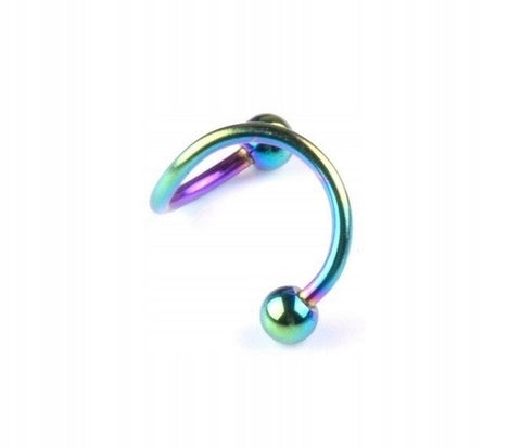 Kolczyk twister spirala do ucha TRAUGUS HELIX holo 1 szt.