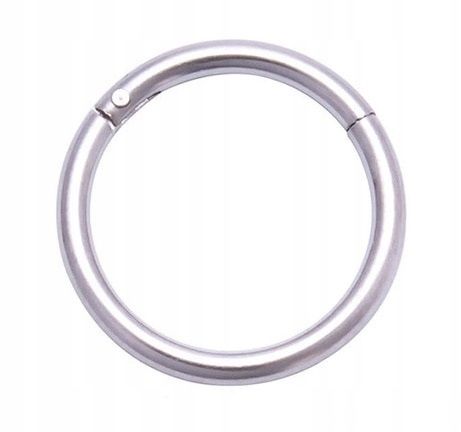 Kolczyk stal chirurgiczna kółko clicker tragus helix 1.0/12mm 1 szt. - obrazek 2