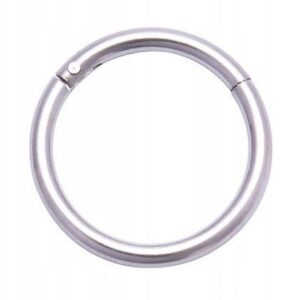 Kolczyk stal chirurgiczna kółko clicker tragus helix 1.0/12mm 1 szt.