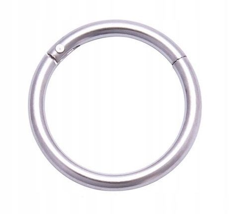 Kolczyk stal chirurgiczna kółko clicker tragus helix 1.0/12mm 1 szt.