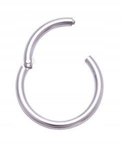Kolczyk stal chirurgiczna kółko clicker tragus helix 1.0/12mm 1 szt. - obrazek 5